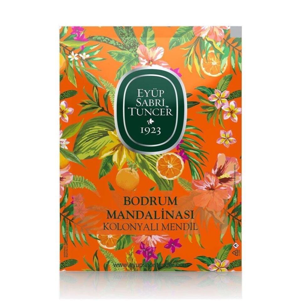 Eyüp Sabri Tuncer 150li Mendil Bodrum Mandalinası Kolonyalı  (9,3 x 12,5) Doypack