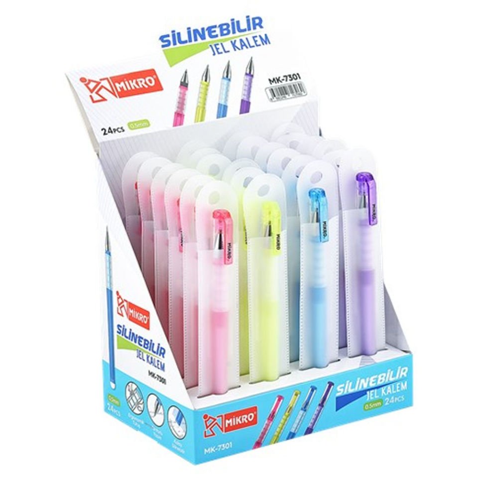 Mikro Tükenmez Kalem Silinebilir Jel MK-7301