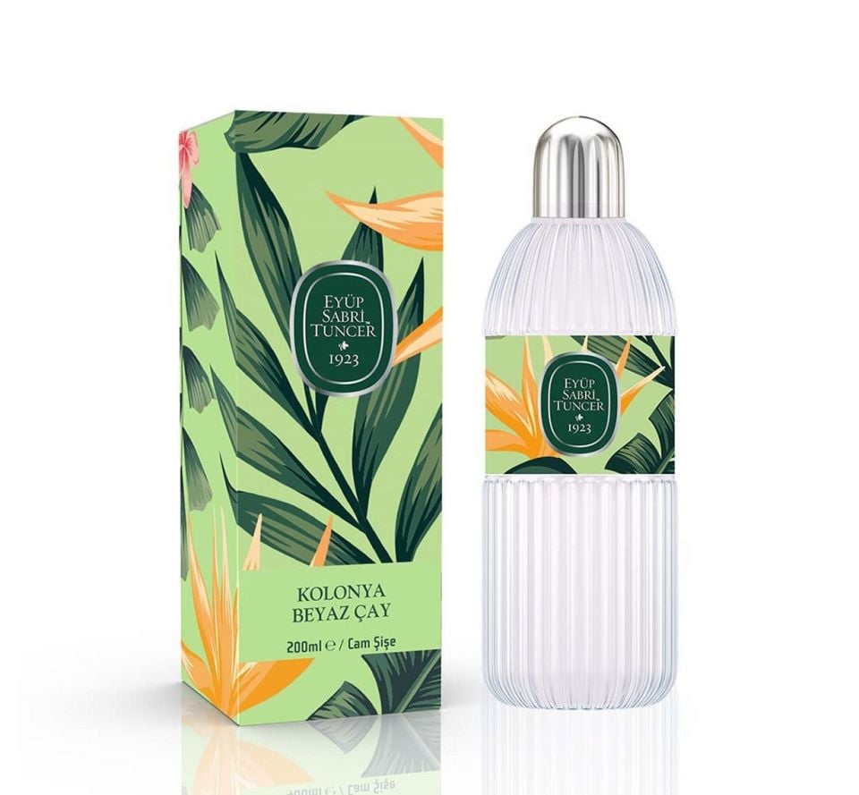 Beyaz Çay Kolonyası 200 ml - Cam Şişe