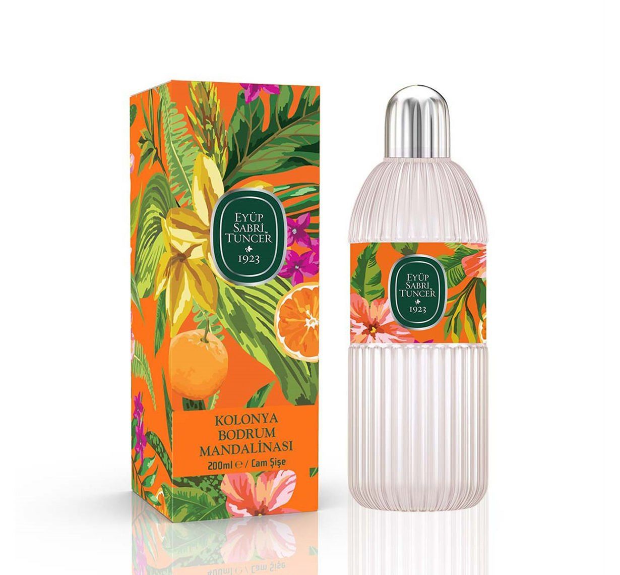 Bodrum Mandalinası Kolonyası 200 ml - Cam Şişe