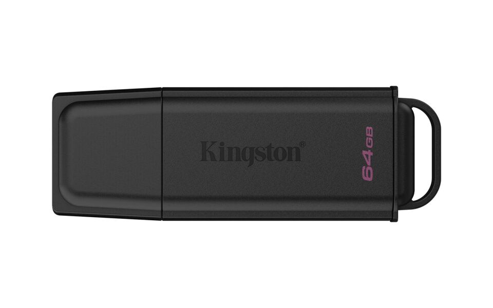 Kingston DTXG2-64GB 64GB Portable USB 3.2 Gen 1 DataTraveler Exodia Black Flash Bellek