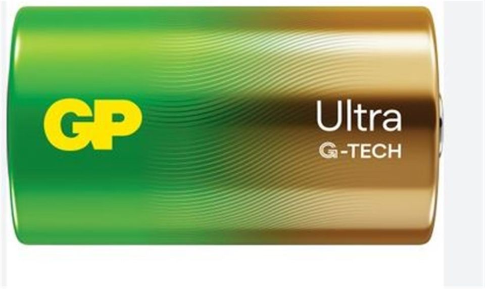 GP LR20 Büyük Boy Ultra Alkalin Pil 2'li Paket GP13AU-U2 D Boy