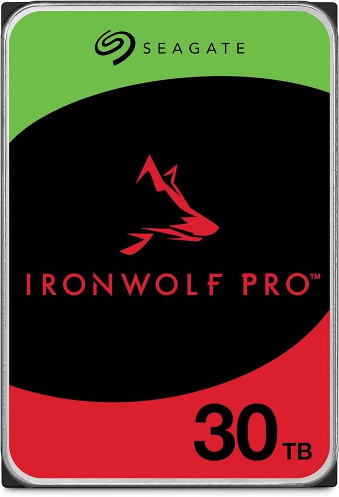 Seagate 30Tb IronWolf Pro ST30000NT011 NAS 3,5'' 7200 512 MB SATA 6 GB-S (Koyuncu Distribitör Ürünü)