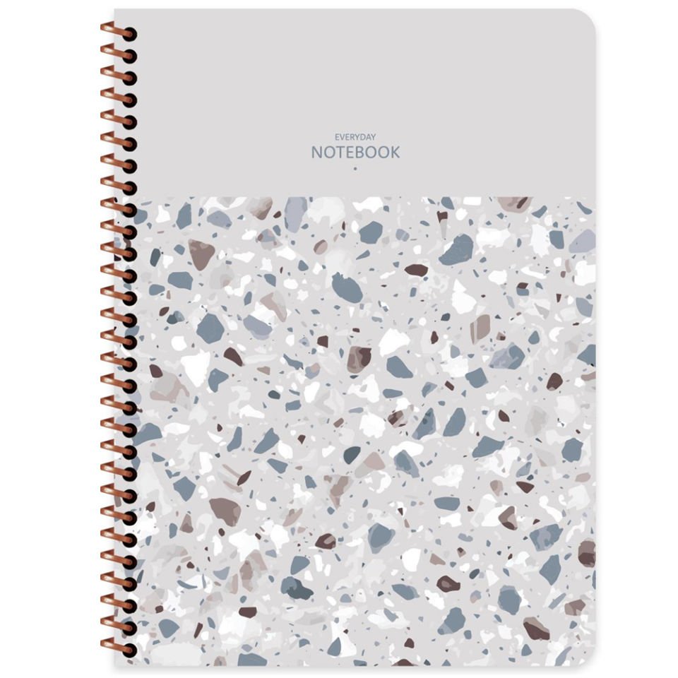 Keskin Color Defter 16,5x22,5 80 Yp.kar.pp Kp.Spiralli Terazzo