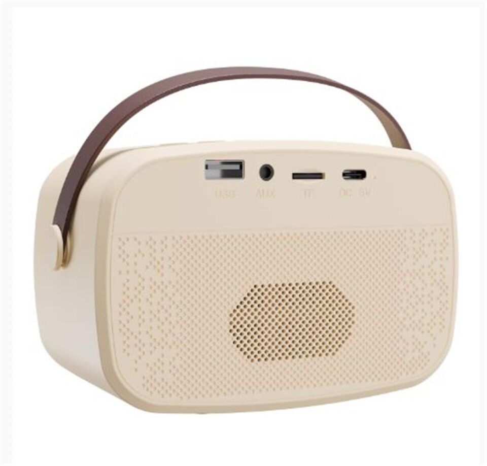 Mikado MD-57BT Endless 5W Bej TF + USB + AUX + BT Destekli 2 Wireless Karaoke Mikrofon 1200mAh