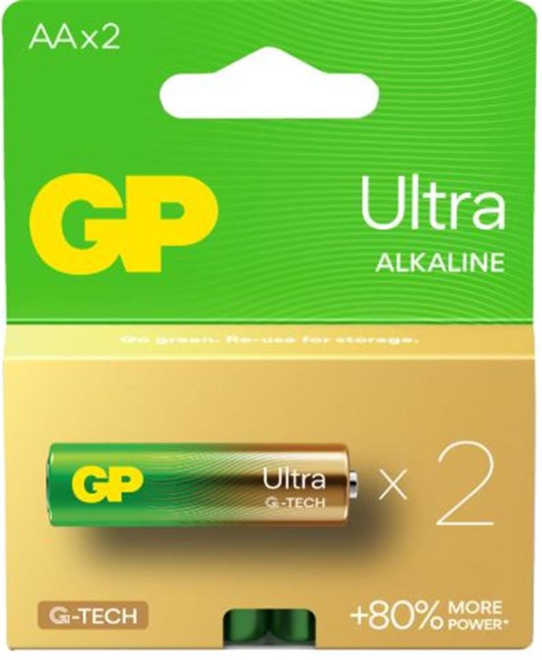 Gp R6 AA Boy Ultra Alkalin Kalem Pil 2'li Paket GP15AU-U2