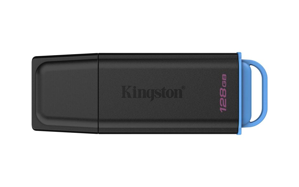 Kingston DTXG2-128GB 128GB Portable USB 3.2 Gen 1 DataTraveler Exodia Black-Blue Flash Bellek