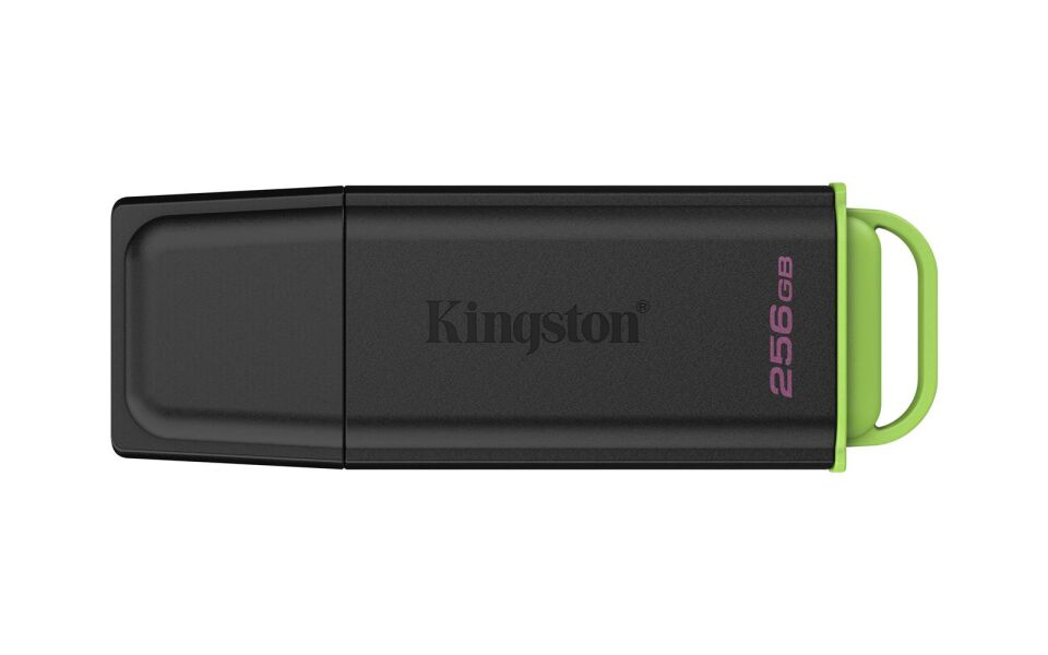 Kingston DTXG2-256GB 256GB Portable USB 3.2 Gen 1 DataTraveler Exodia Black-Green Flash Bellek