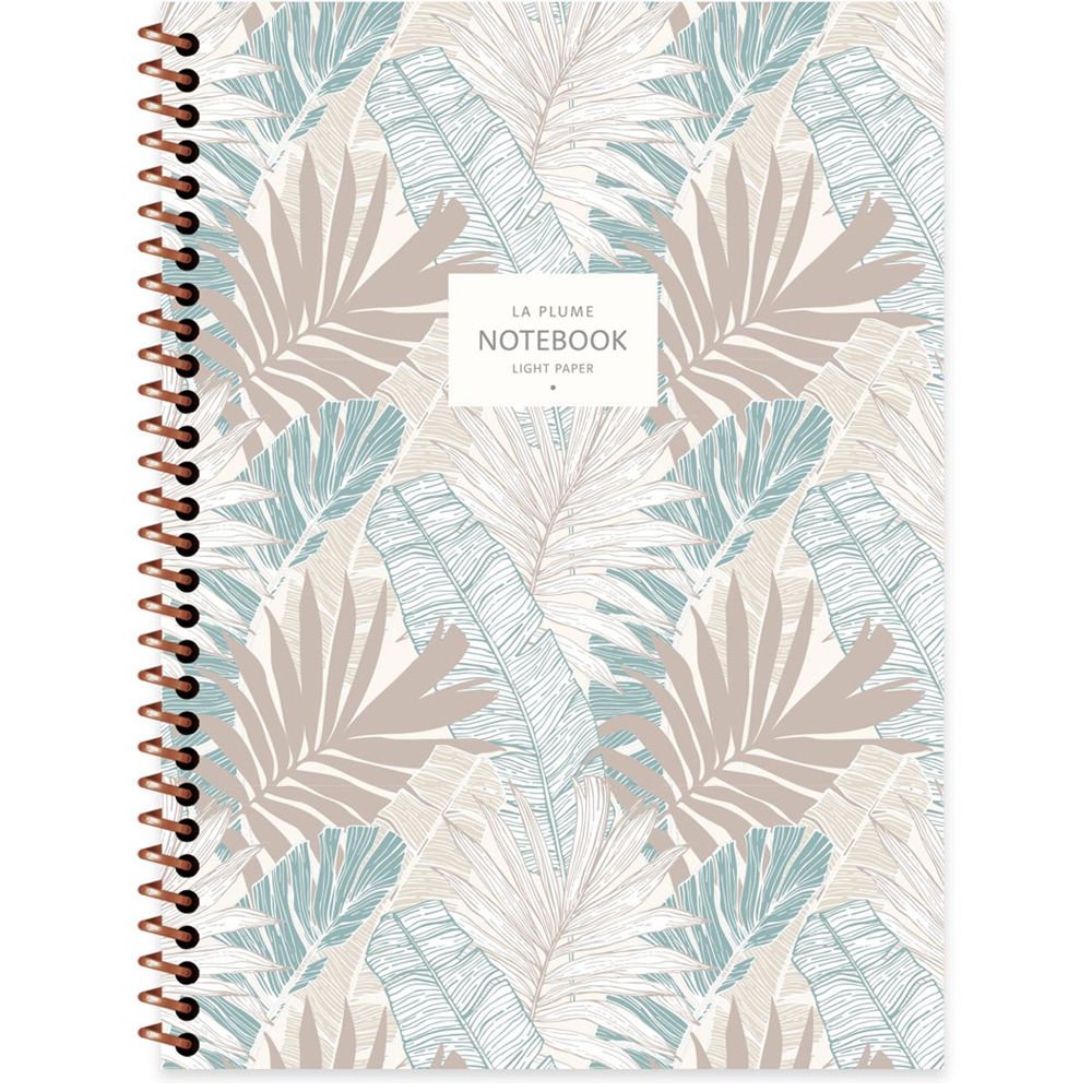 Keskin Color Defter Karton kp.Spr la Plume Leaves 16,5x22,5 80 Yp.Çiz.
