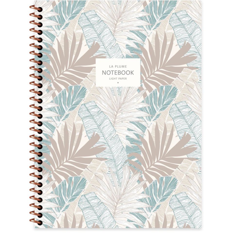 Keskin Color Defter Karton kp.Spr la Plume Leaves 16,5x22,5 80 Yp.Çiz.