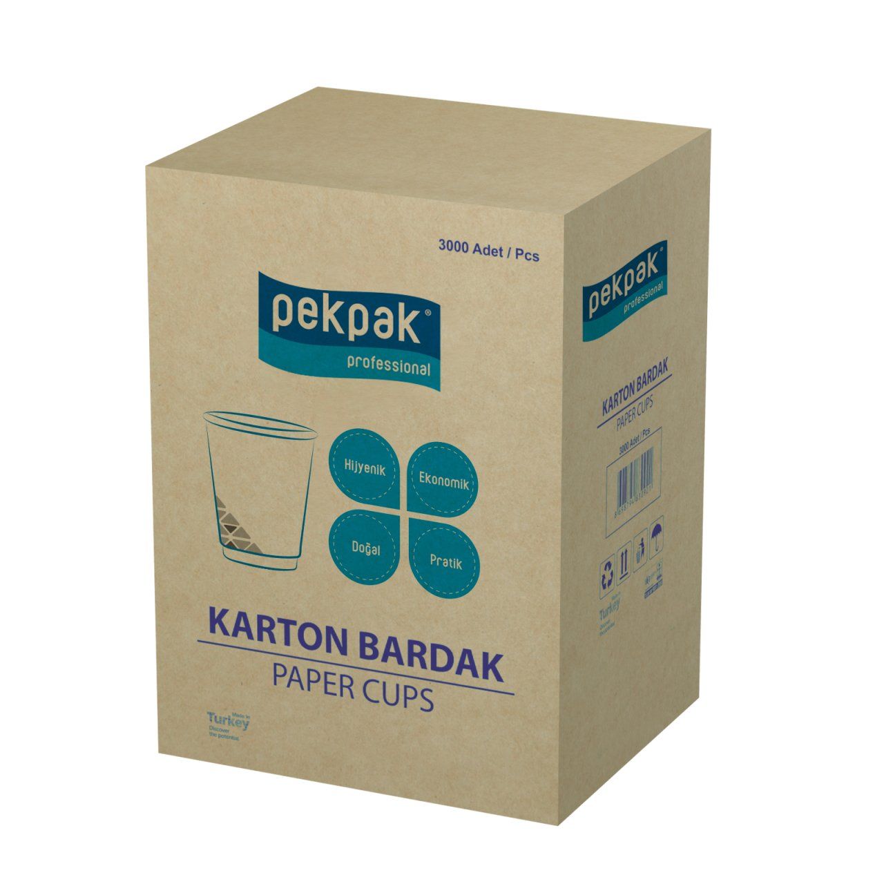 Karton Bardak 7 Oz 3000 Adet