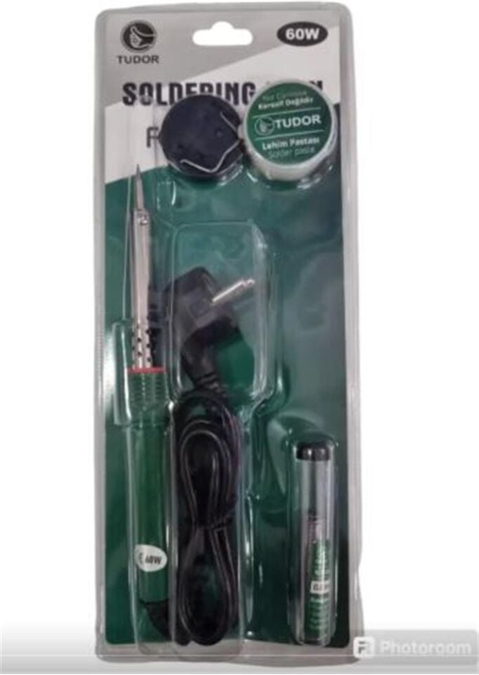 TUDOR SOLDERING IRON KALEM HAVYA SETİ 60W  HB-S026