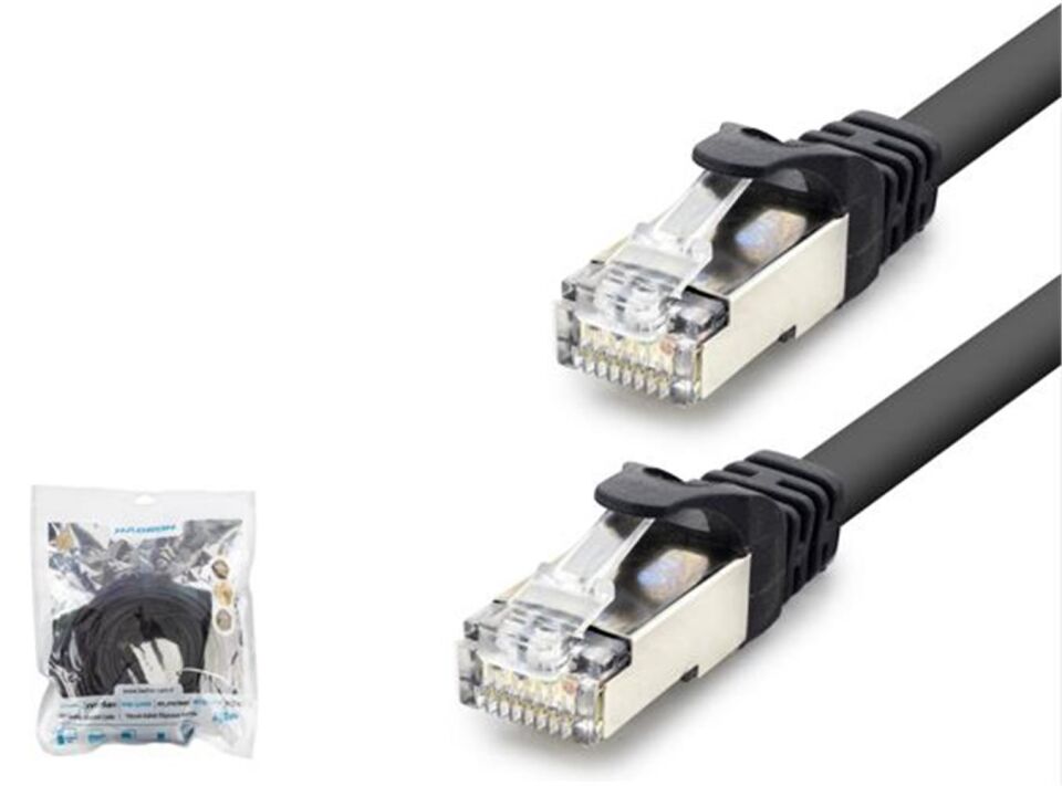 Hadron Hdx5093 Cat7 Kablo 1000Gbt 250Mhz 5M Siyah