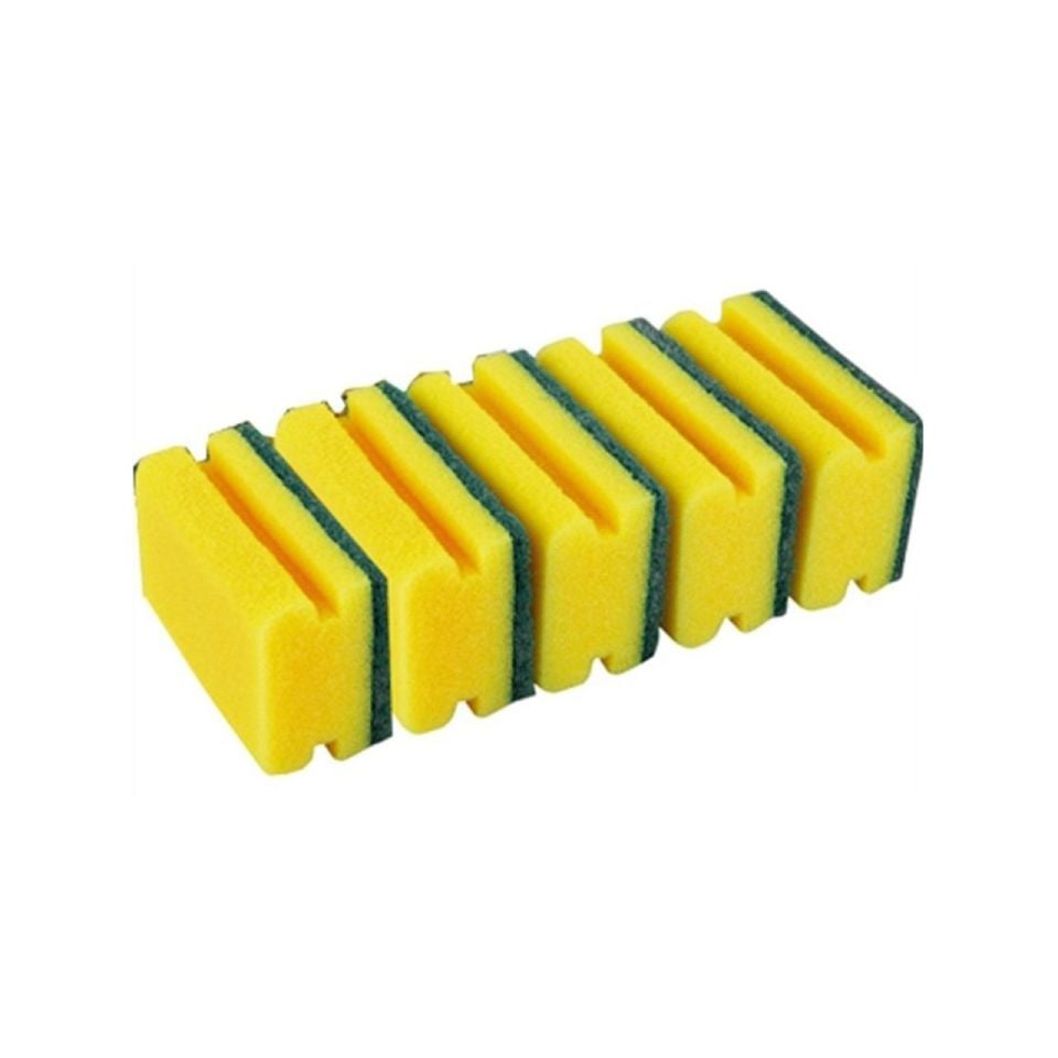 Kartem Oluklu Bulaşık Süngeri 5'li