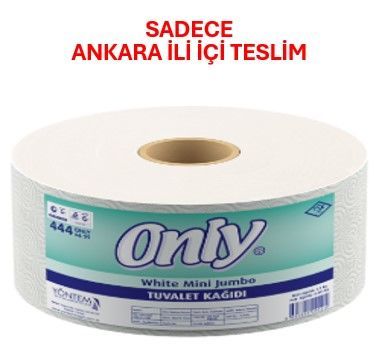 ONLY  WHİTE MİNİ JUMBO TUVALET KAĞIDI  4.5 KG 12 Lİ
