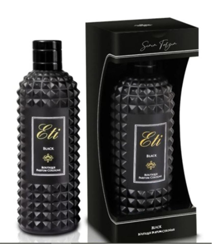 Eti BOUTIQUE Black Cam Şişe Kolonya 300ml