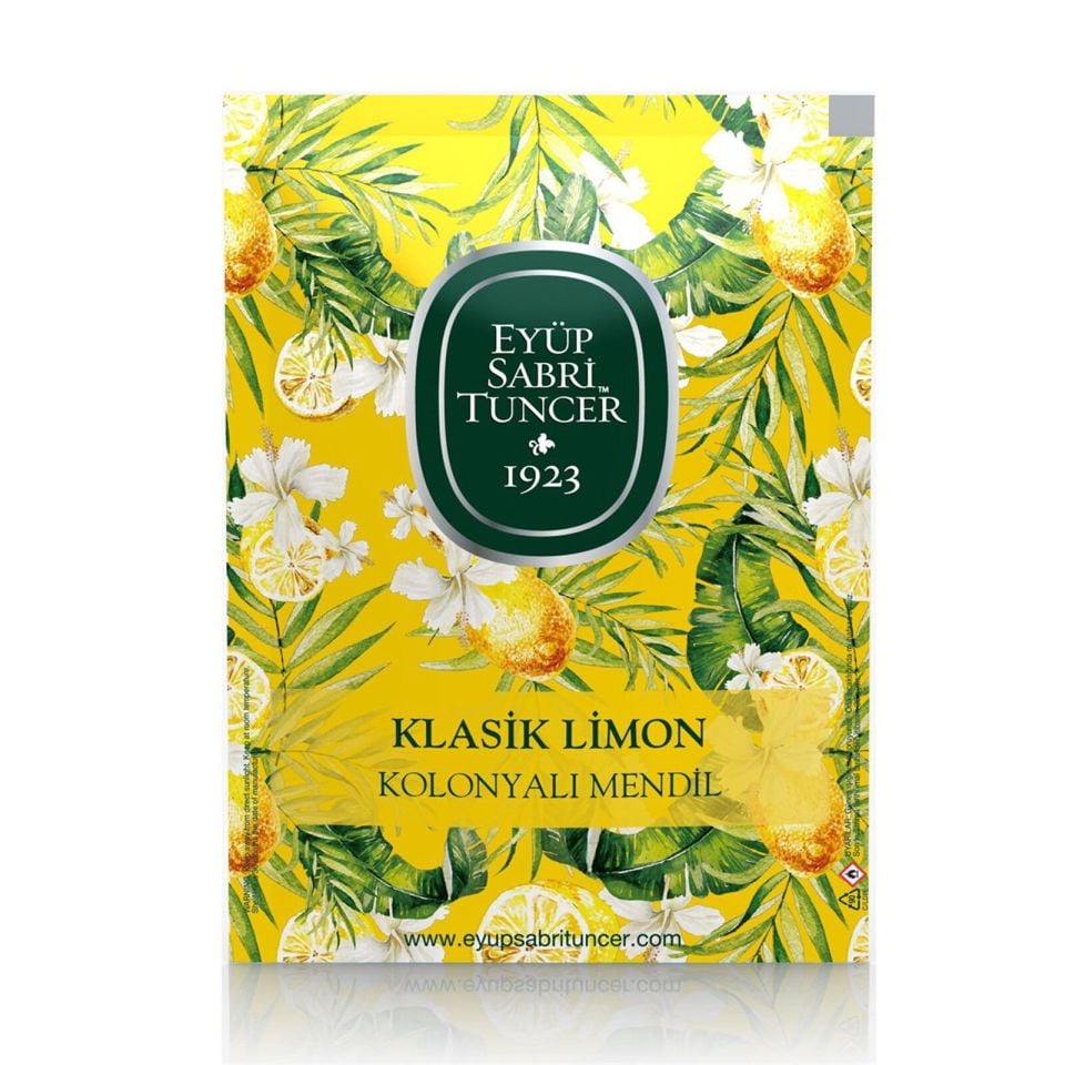Klasik Limon Kolonyalı Mendil 30'lu Paket