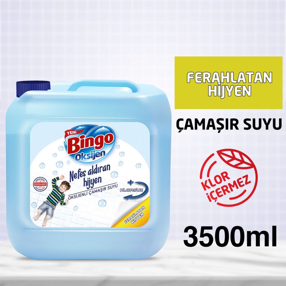 Bingo Oksijen Çamaşır Suyu 3.240 Ml