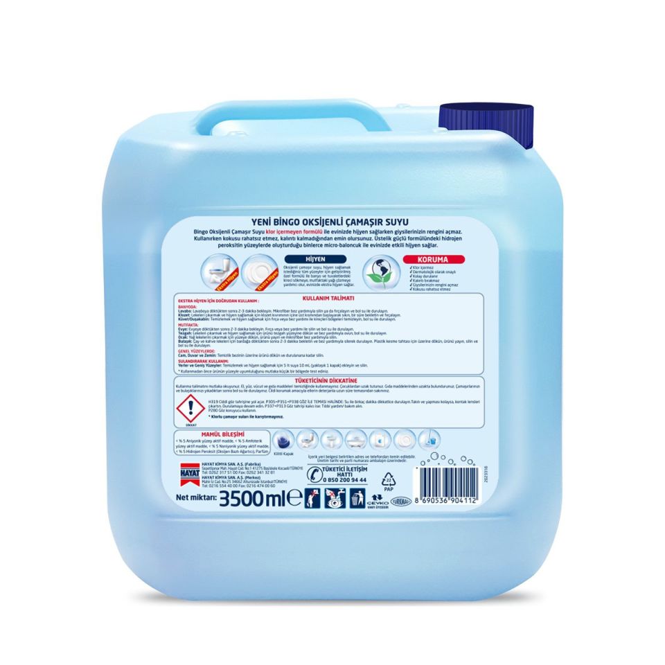 Bingo Oksijen Çamaşır Suyu 3.240 Ml