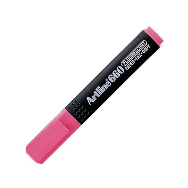 Artline Fosforlu Kalem Kesik Uç 1,0-4,0 MM Pastel Pink 660