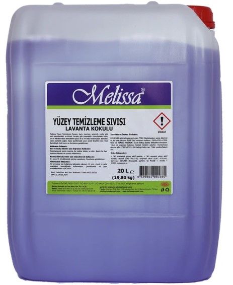 Melissa Yüzey Temizleyici Lavanta 20 LT