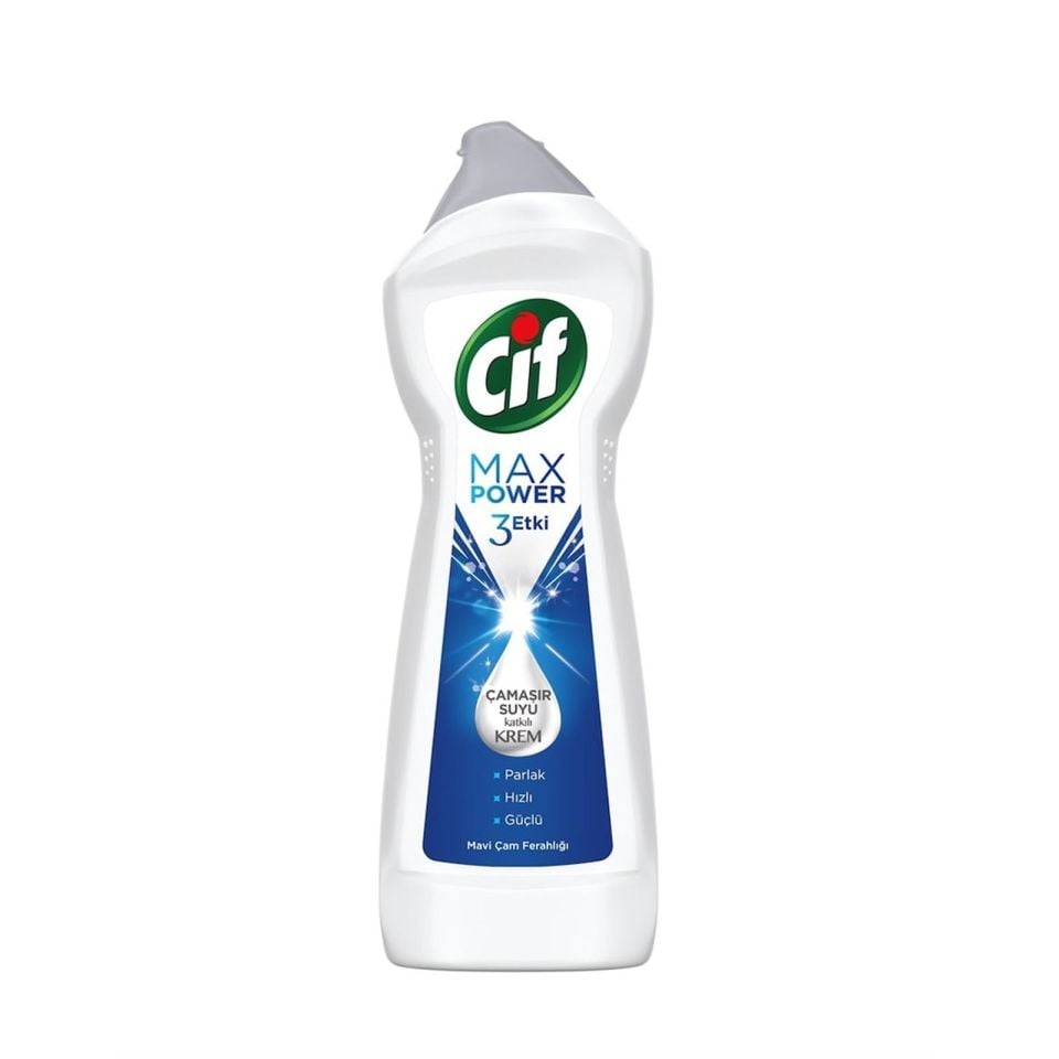 Cif Krem Temizleyici Çamaşır Suyu Katkılı 750 Ml