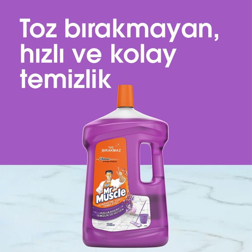 Mr Muscle Yüzey Temizleyici Lavanta 2500 ml