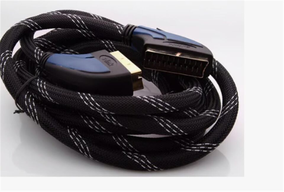 S-LİNK SLX-936 SCART TO SCART 3MT GOLD KILIFLI KABLO