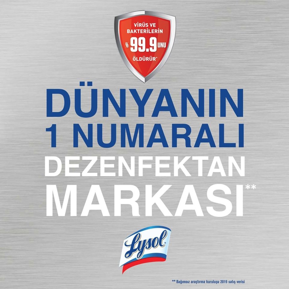 Lysol Dezenfektan Sprey Bahar Ferahlığı Yüzeyler İçin 400 ml