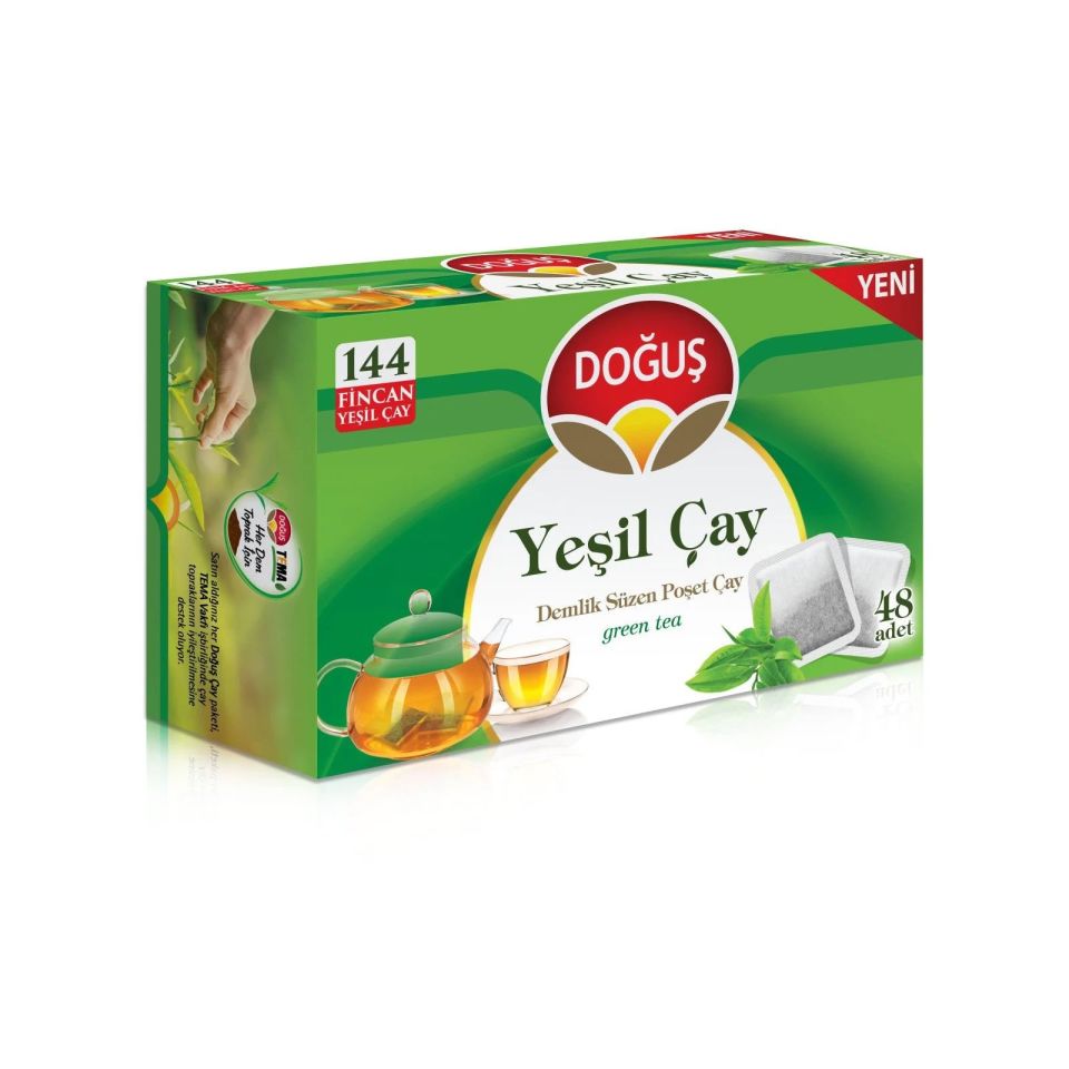 Doğuş Yeşil Çay Demlik Poşet 48'li