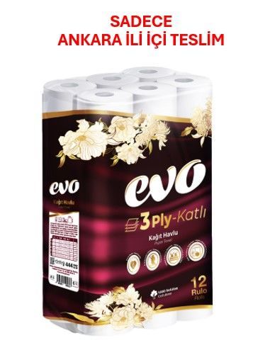 ONLY EVO 12 Lİ  HAVLU KAĞID 3 KATLI