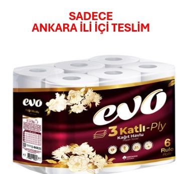 ONLY EVO 6 Lİ HAVLU KAĞIT 3 KATLI