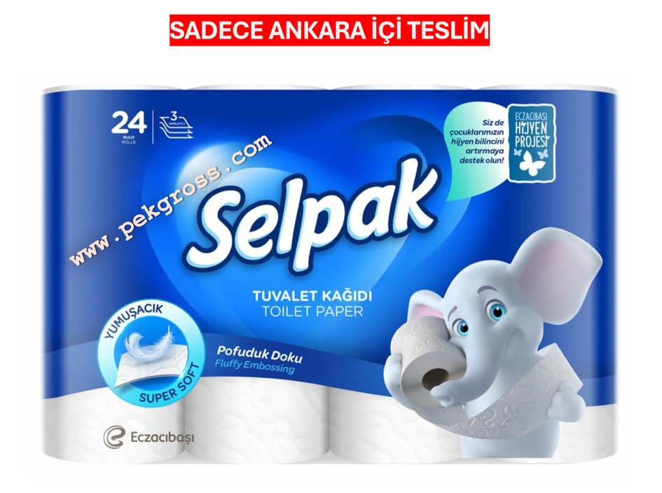Selpak Hijyen Tuvalet Kağıdı 24'lü