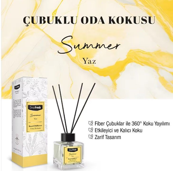 Deep Fresh Çubuklu Oda Kokusu Yaz 100 ml