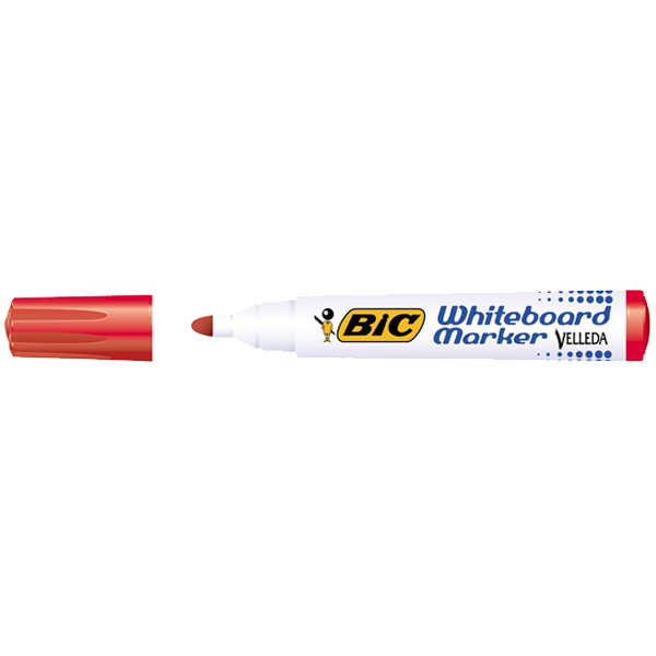 Bic Tahta Kalemi Yuvarlak Uçlu Velleda Kırmızı 1701 03