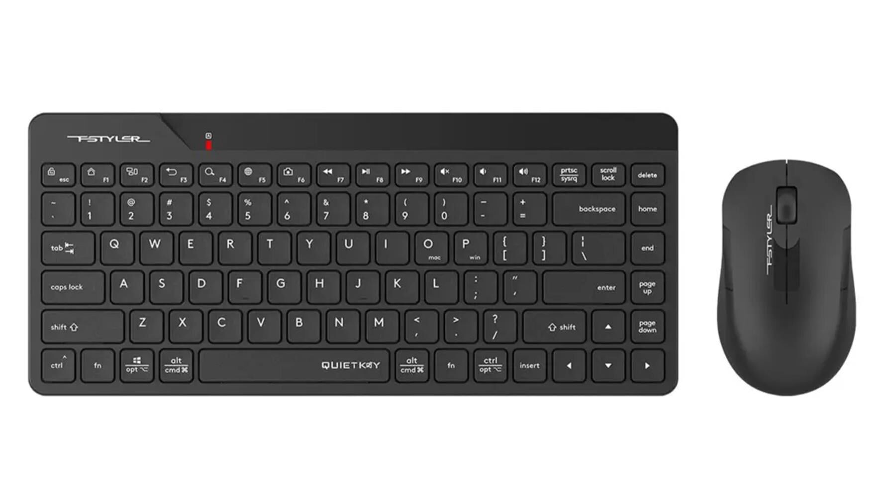 A4 Tech FG2200 Siyah 2.4GHz FN-MM Türkçe Q 1200DPI Mini Klavye & Mouse Set