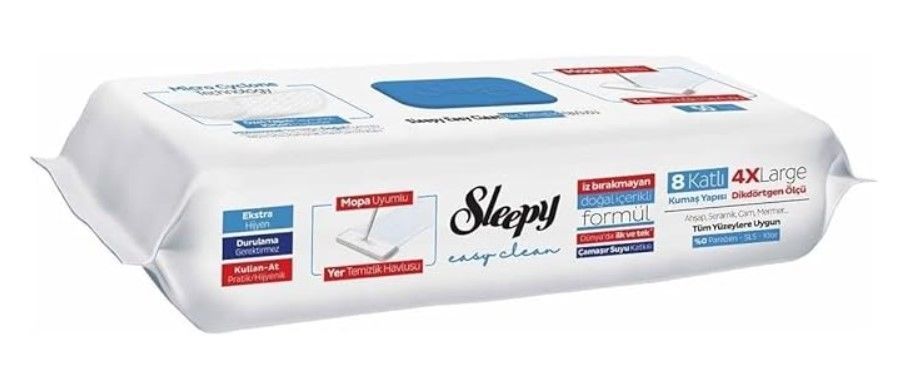 SLEEPY ÇAMAŞIR SUYU KATKILI TEMİZLEME HAVLUSU