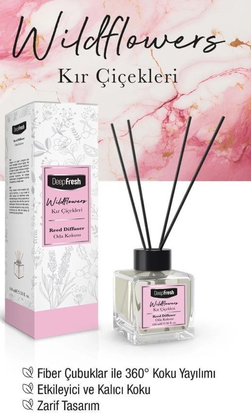 Deep Fresh Çubuklu Oda Kokusu Kır çiçekleri 100 ml