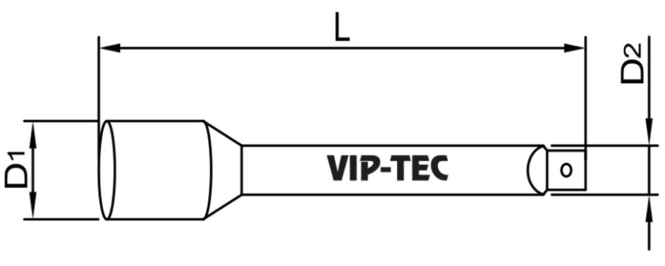 Vıp-tec 1-4'' Uzun Uzatma 100MM VT114003