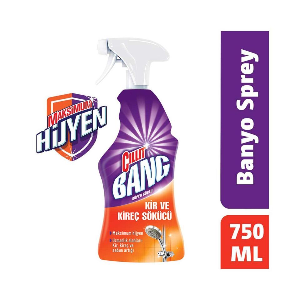Cillit Bang Banyo Kir Ve Kireç Sökücü Sprey 750 Ml