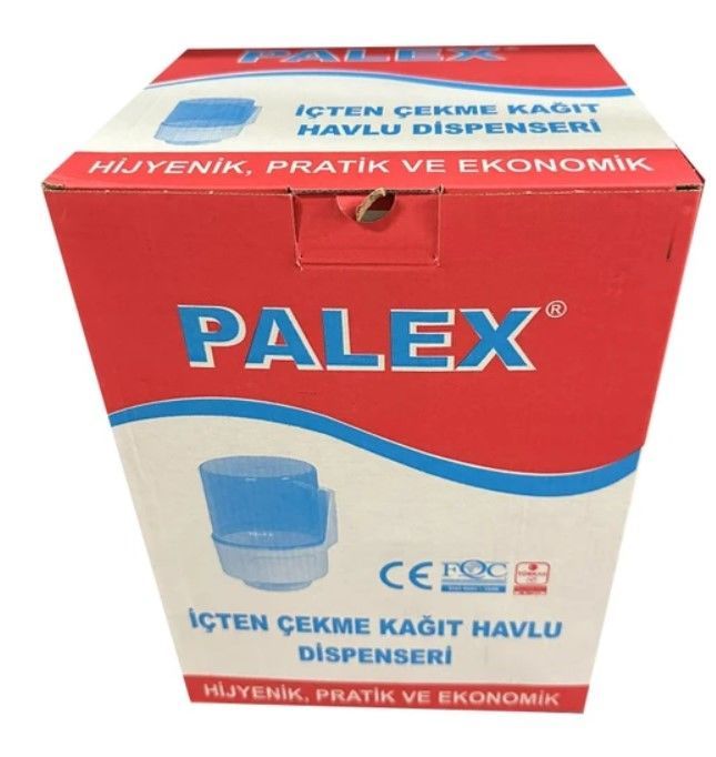 Palex İçten Çekme Kağıt Havlu Dispenseri Şeffaf Mavi
