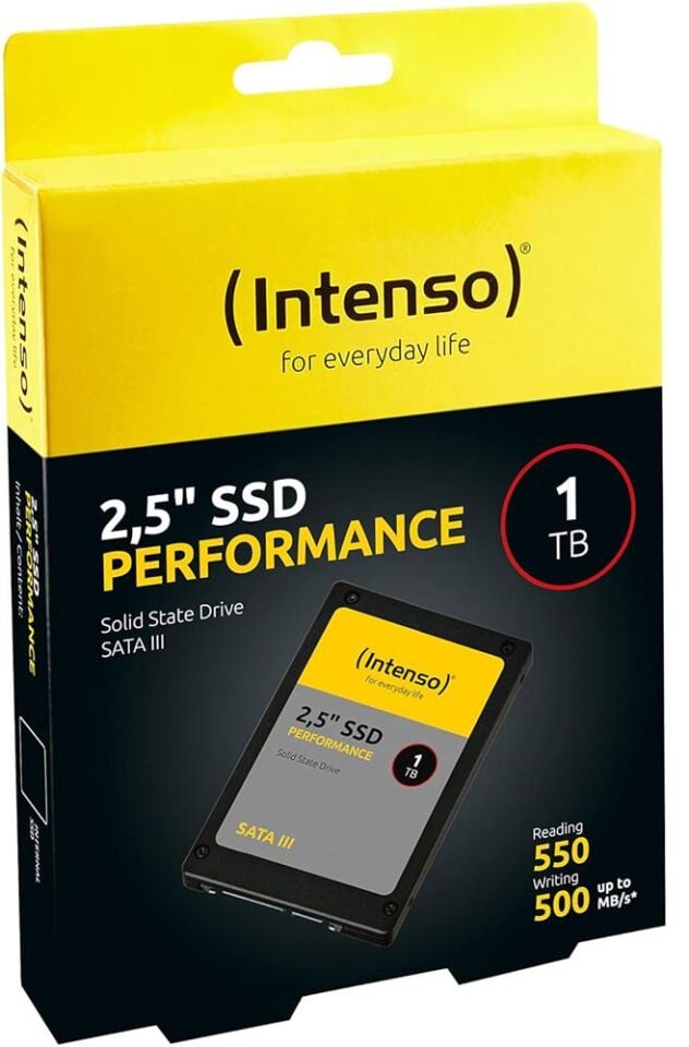 Intenso 1TB Performance 3814460 550-500 MB-s 2.5'' SATA3 Ssd Disk