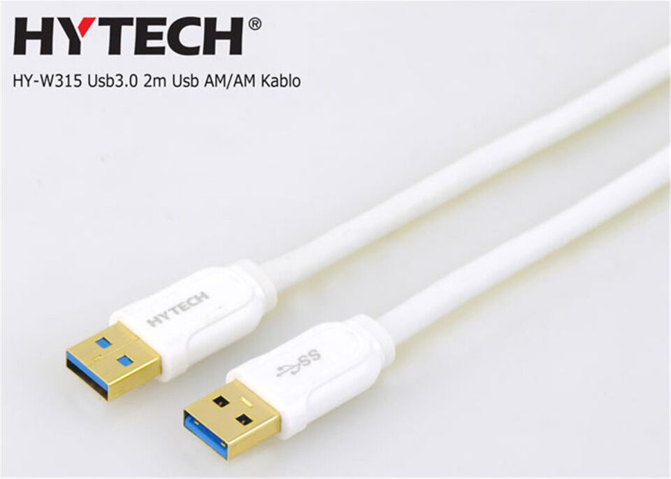 Hytech HY-W315 2 m İki Ucu Erkek USB Kablo
