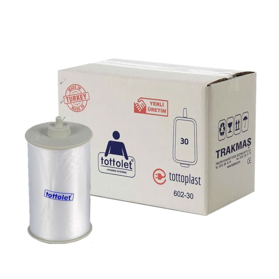 Tottolet Hijyenik Klozet Kapak Örtüsü Rulosu 30’lu Koli