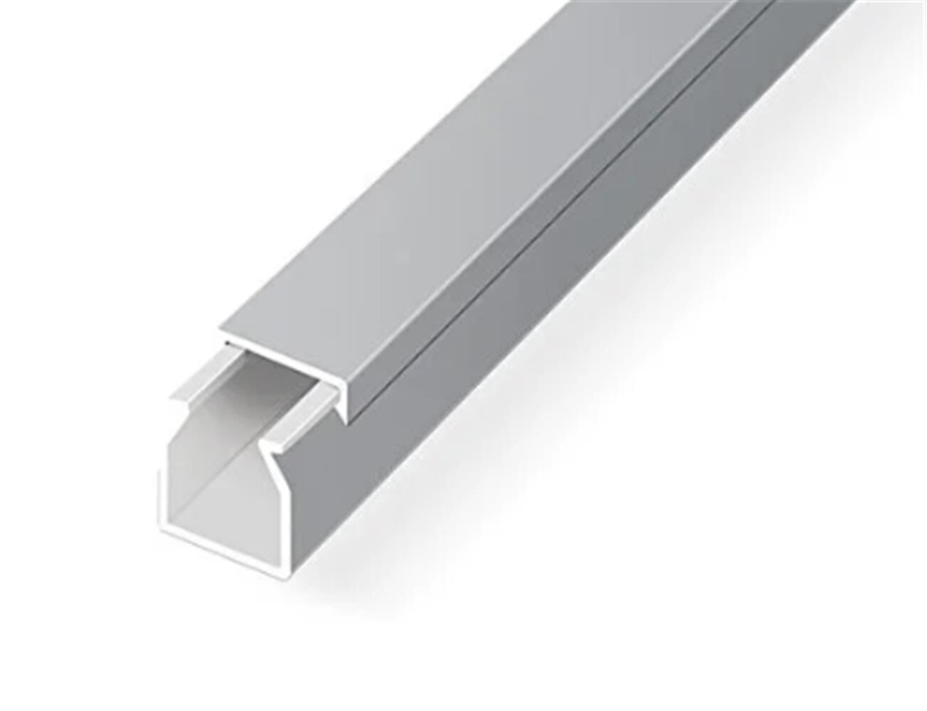 Mutlusan Kablo Kanalı 16X16 Metalik Gri Yapışkanlı 2mt (001 155 01016 20 56 )