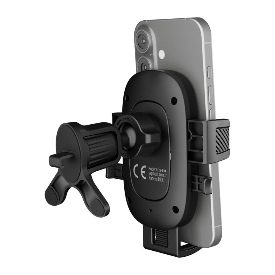 Addison ADS-134 Universal Ayarlanabilir Siyah Klima Izgara Üzeri Araç Telefon Tutucu