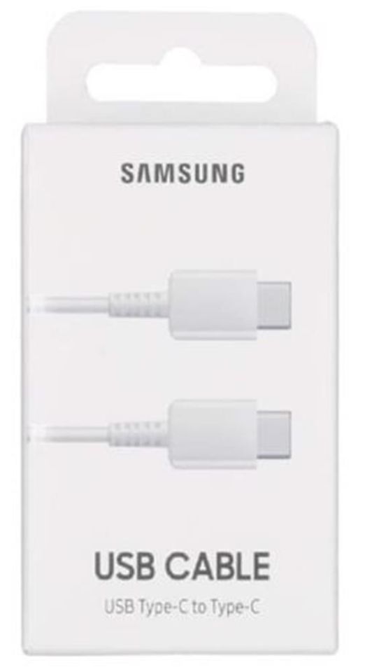 Samsung EP-DA705 Type-C To Type-C 25W Data ve Şarj Kablo Beyaz