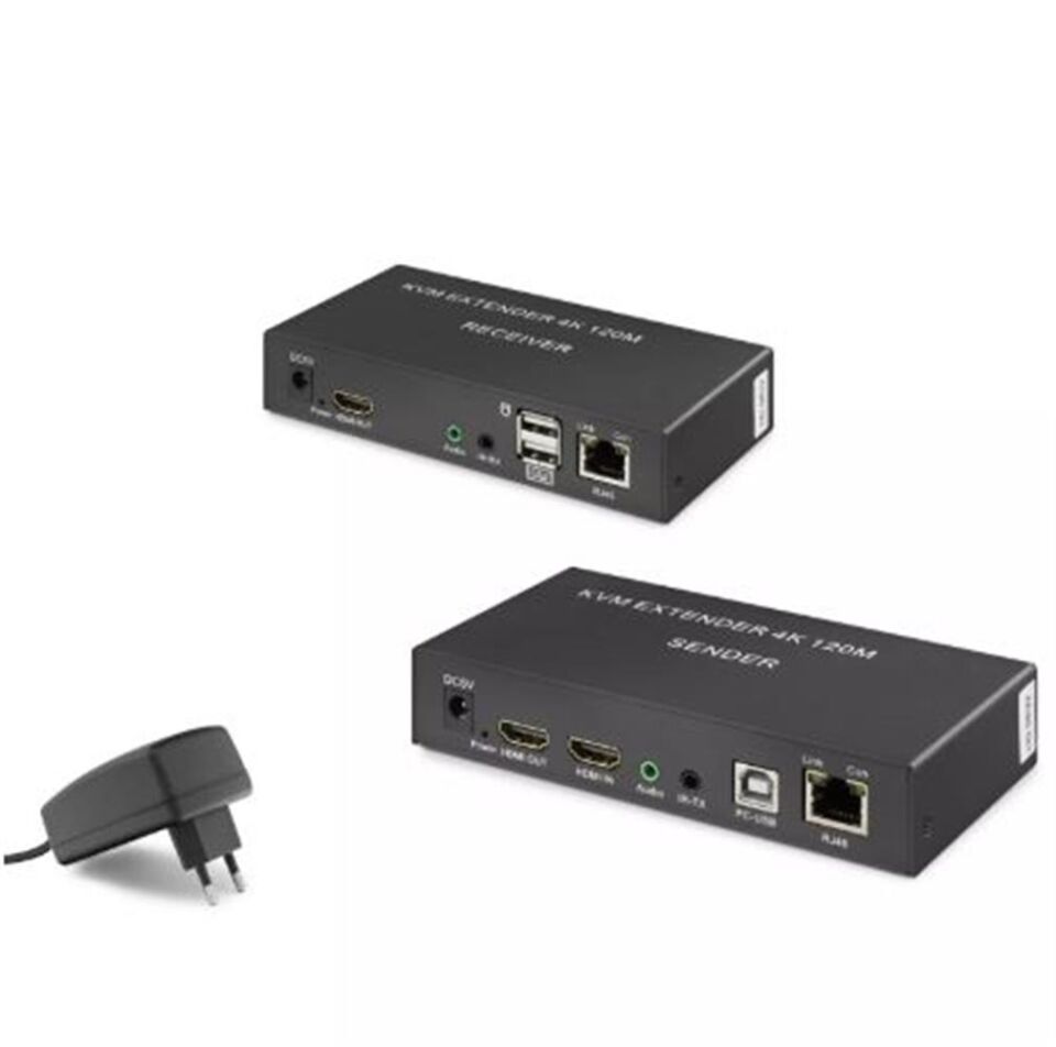 Hadron Hdx1306 120M  Hdmi Kvm 1080p Full HD Extender Siyah