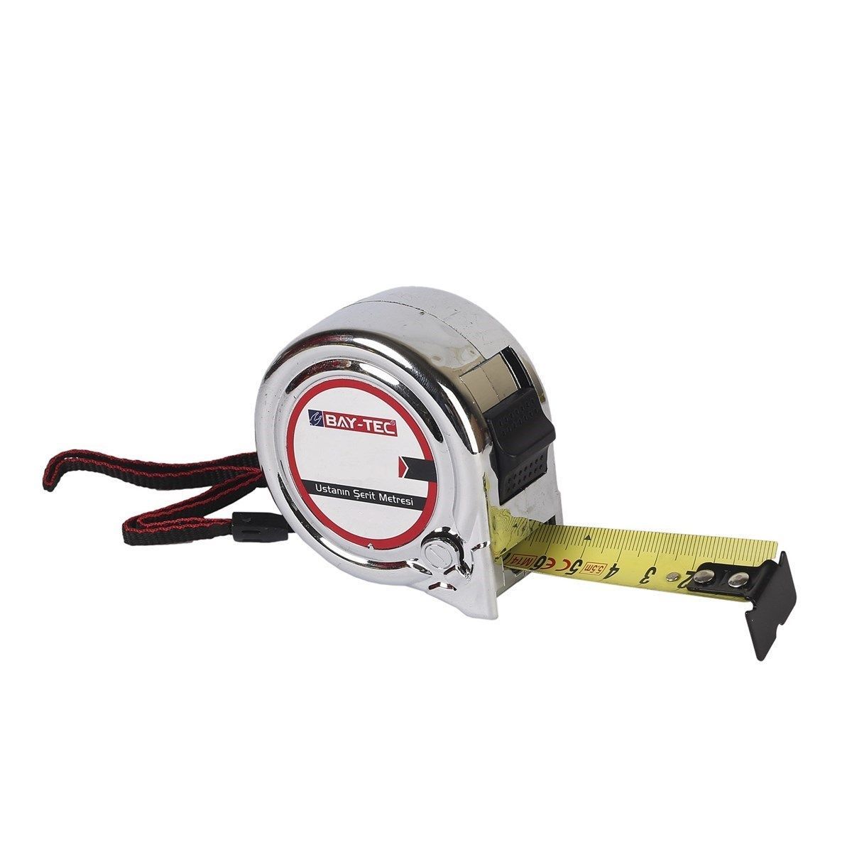 Bay-Tec Krom Şerit Metre 7.5 m x 25 mm
