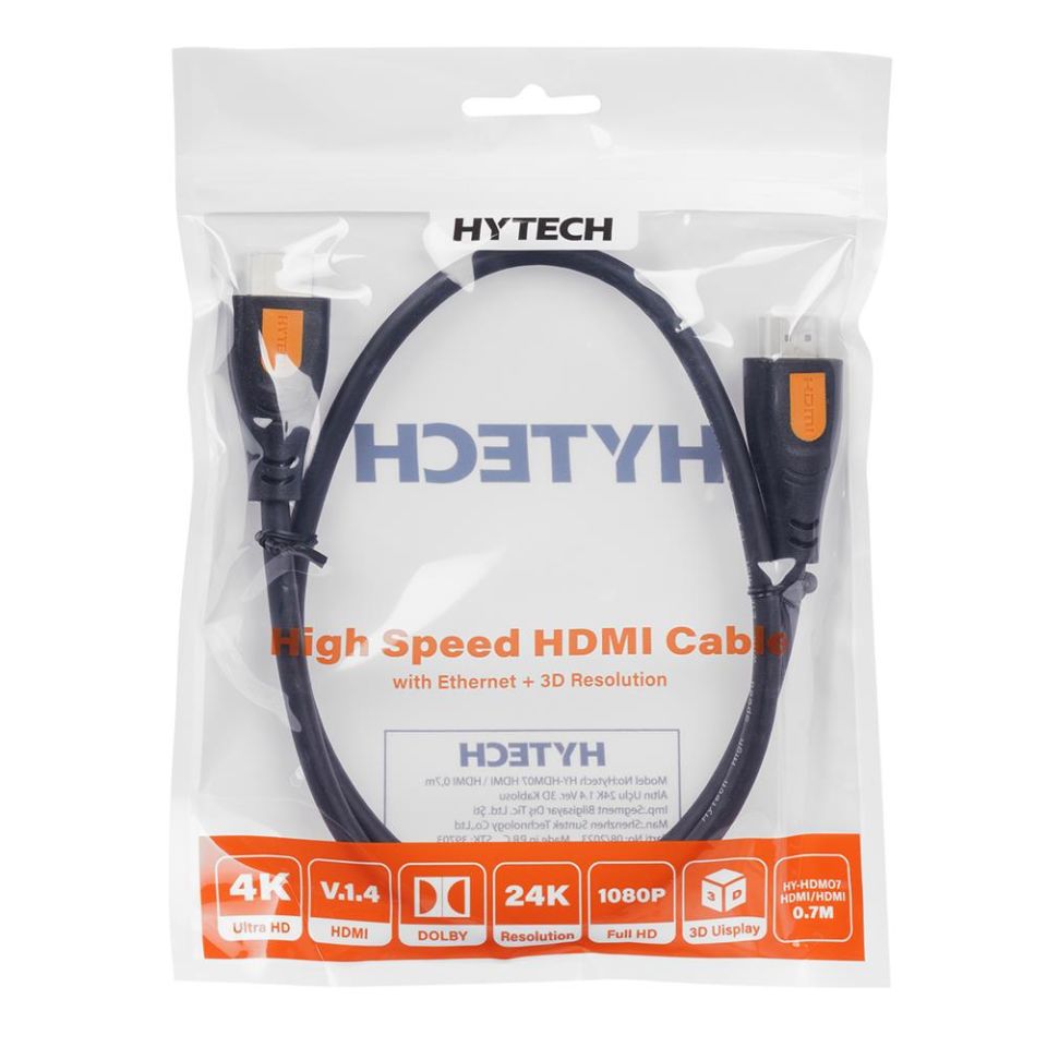 Hytech HY-HD4K15 HDMI TO HDMI 15m v2.0 Ultra HD 4K 2160p 3D Kablo